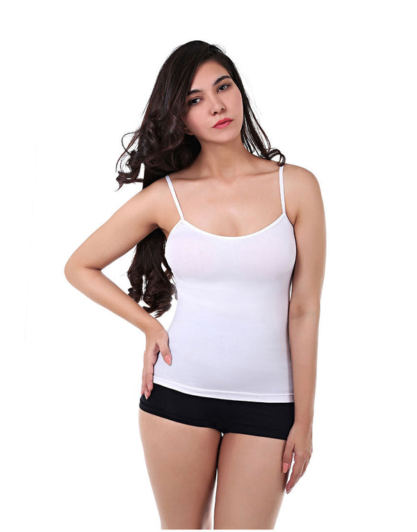 SEAMLESS CAMISOLE-WHITE