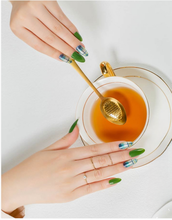 GDL Nail Art-Green Check (10000699)
